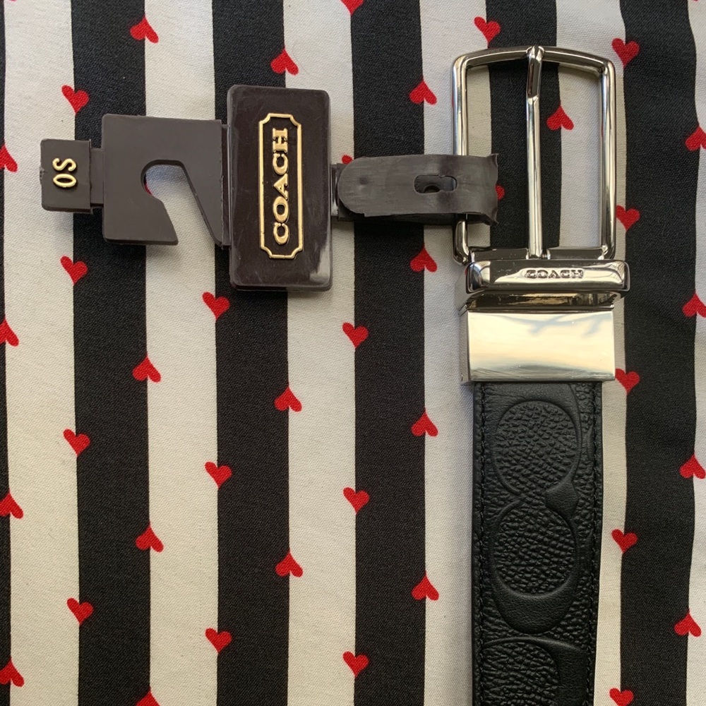 Men’s Coach reversible belt